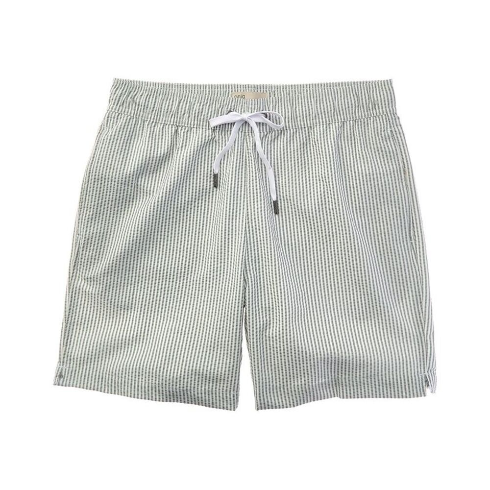 Onia Mens  Classic Seersucker Swim Short
